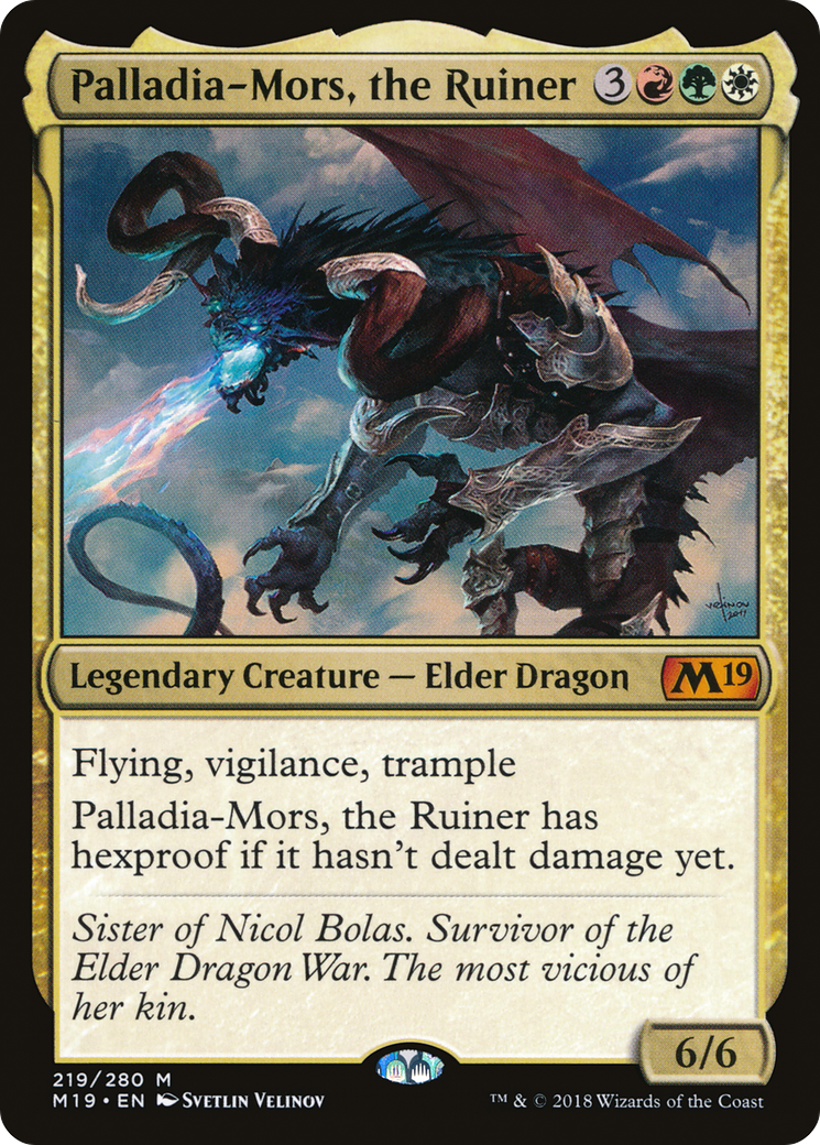 Image of Palladia-Mors, the Ruiner (M19-219) - Core Set 2019 Foil