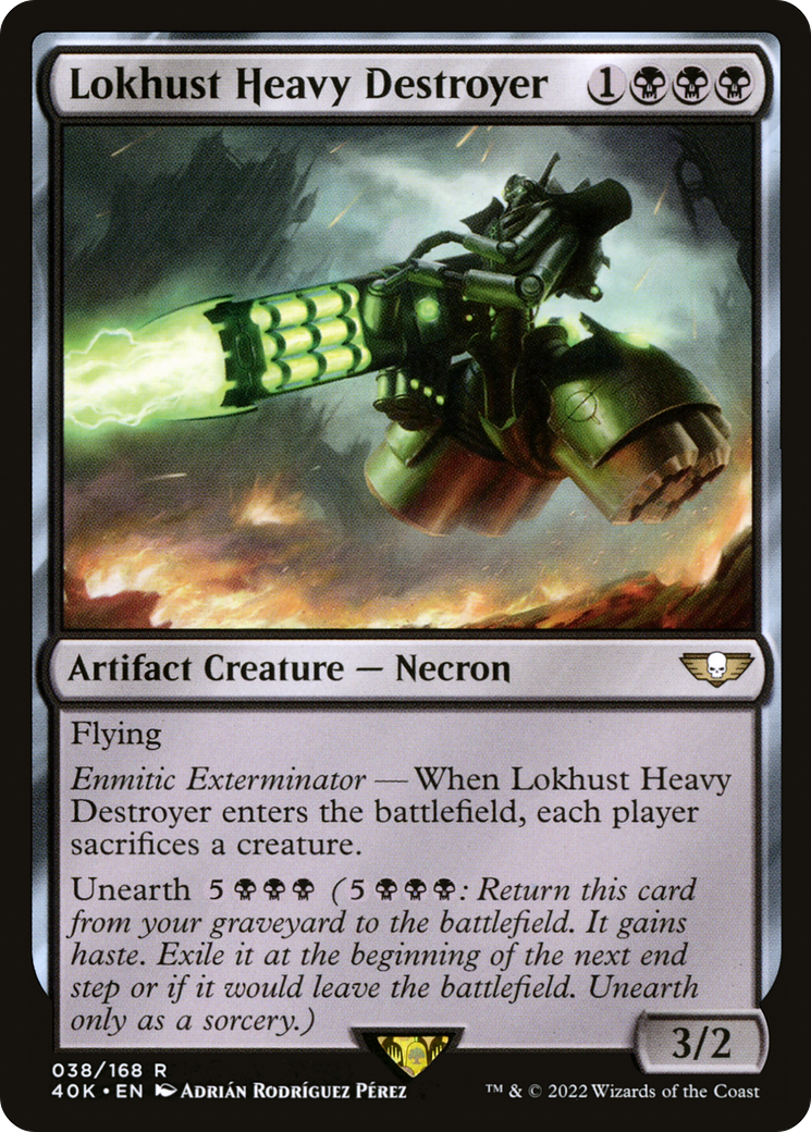 Image of Lokhust Heavy Destroyer (40K-038) - Warhammer 40,000 Commander