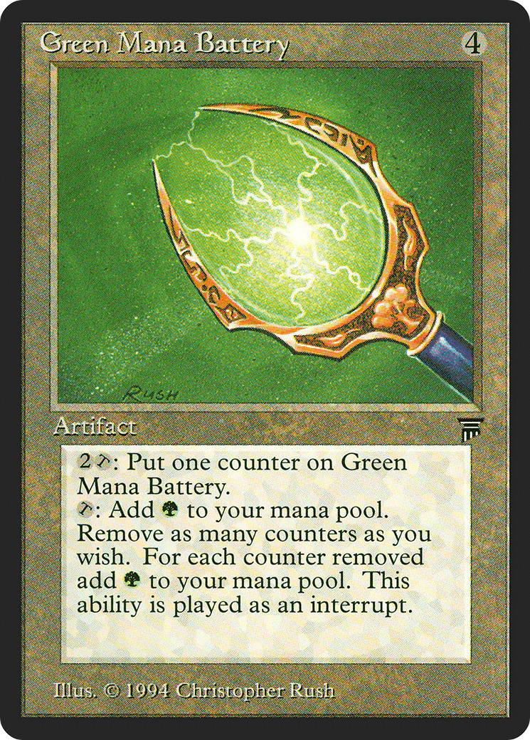 Image of Green Mana Battery (LEG-) - Legends