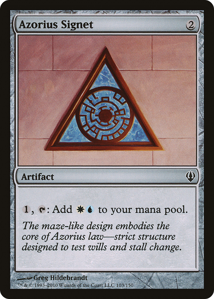 Image of Azorius Signet (ARC-103) - Archenemy