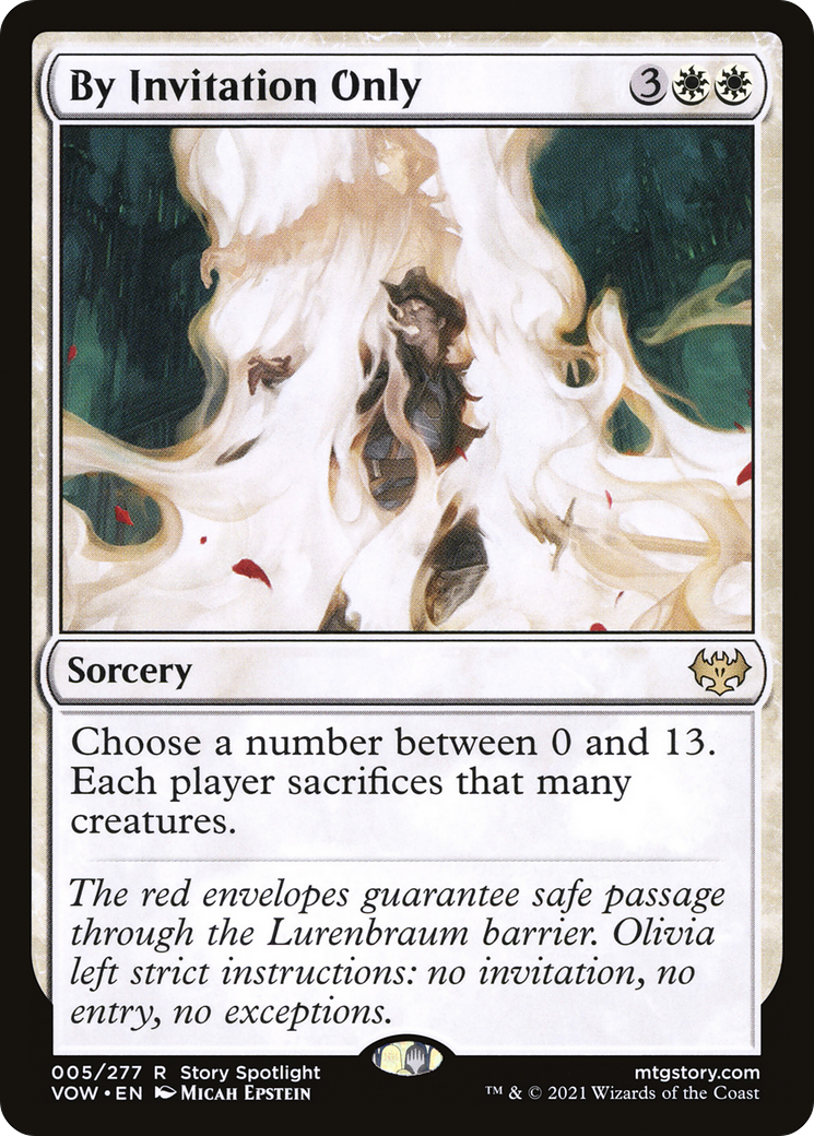 Image of By Invitation Only (VOW-005) - Innistrad: Crimson Vow Foil