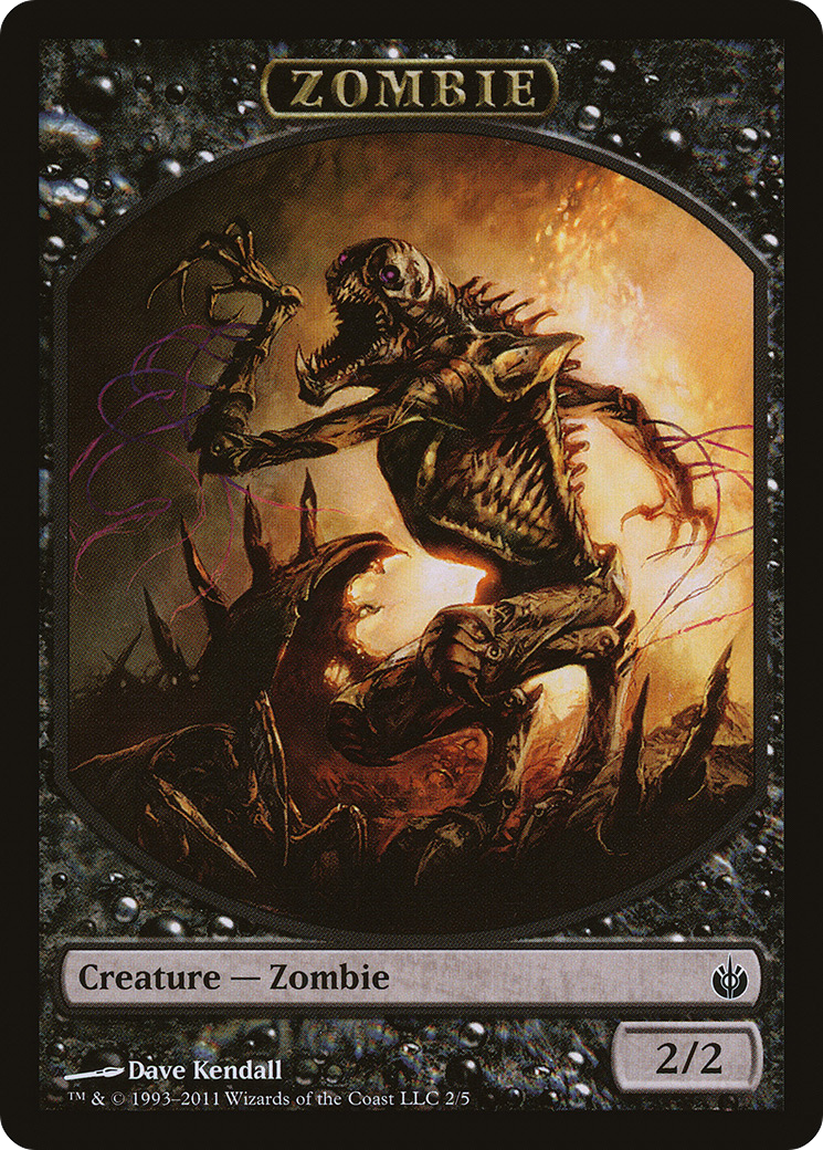 Image of Zombie Token (MBS-002) - Mirrodin Besieged Tokens