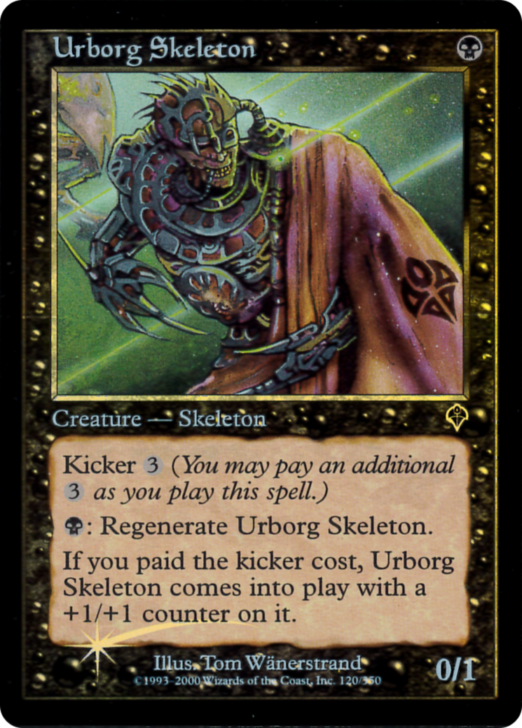 Image of Urborg Skeleton (INV-134★) - Invasion Foil