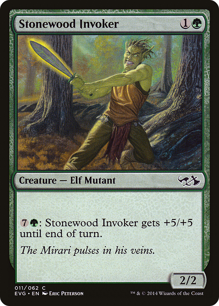 Image of Stonewood Invoker (DD3-011) - Duel Decks Anthology: Elves vs. Goblins