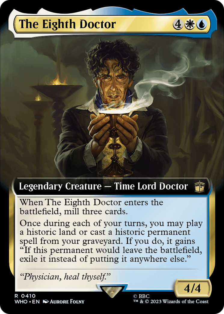 Image of The Eighth Doctor (Extended Art) (WHO-410) - Doctor Who: (Extended Art)