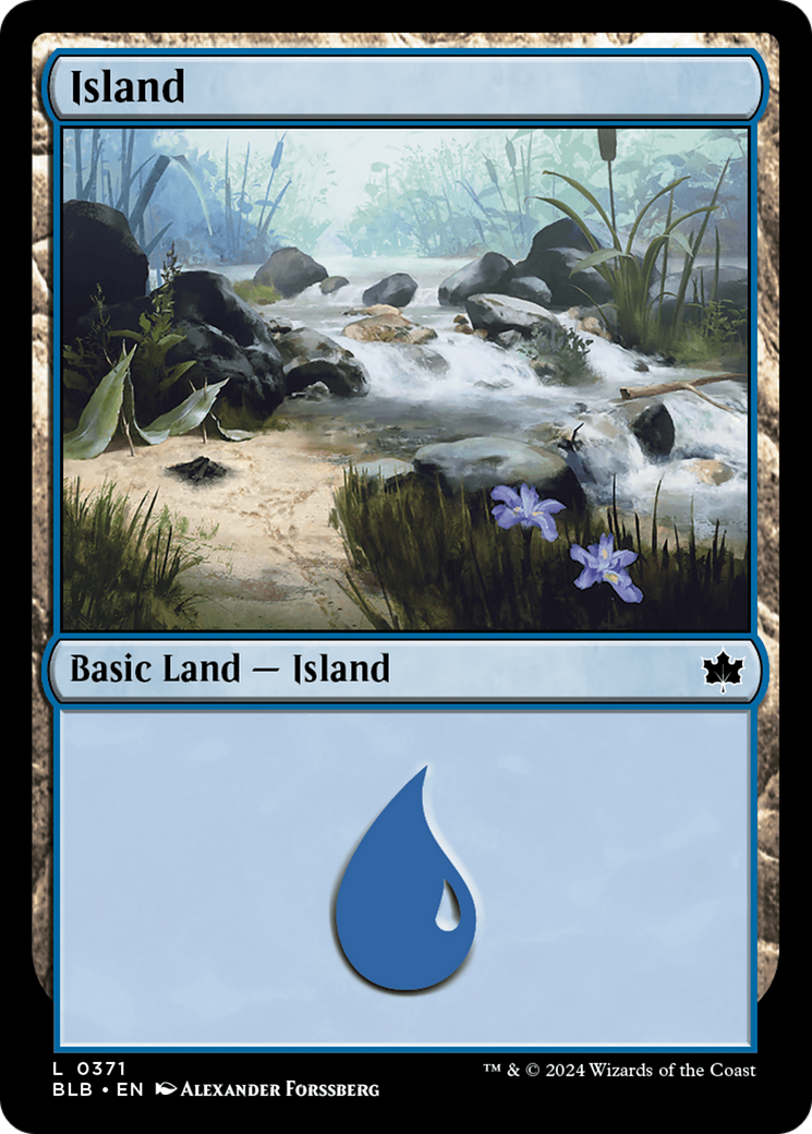 Image of Island (0371) (BLB-371) - Bloomburrow Foil
