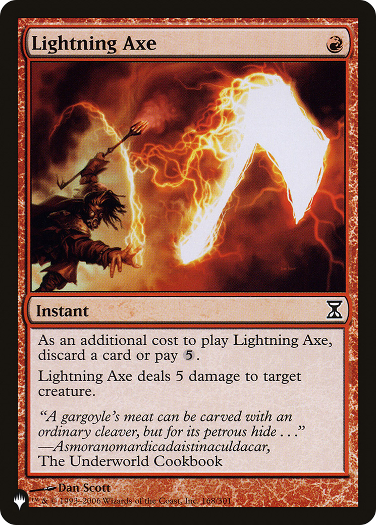 Image of Lightning Axe (LIST-168/301) - The List