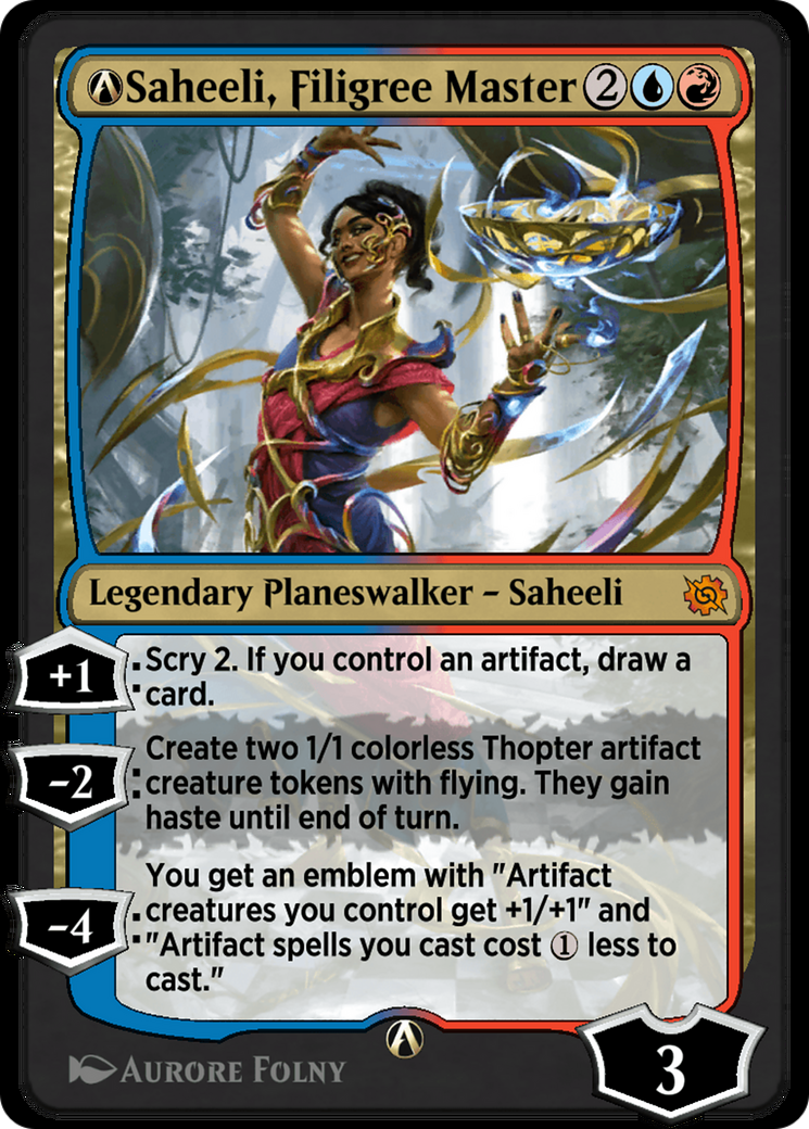 Image of A-Saheeli, Filigree Master (BRO-A-219) - The Brothers' War