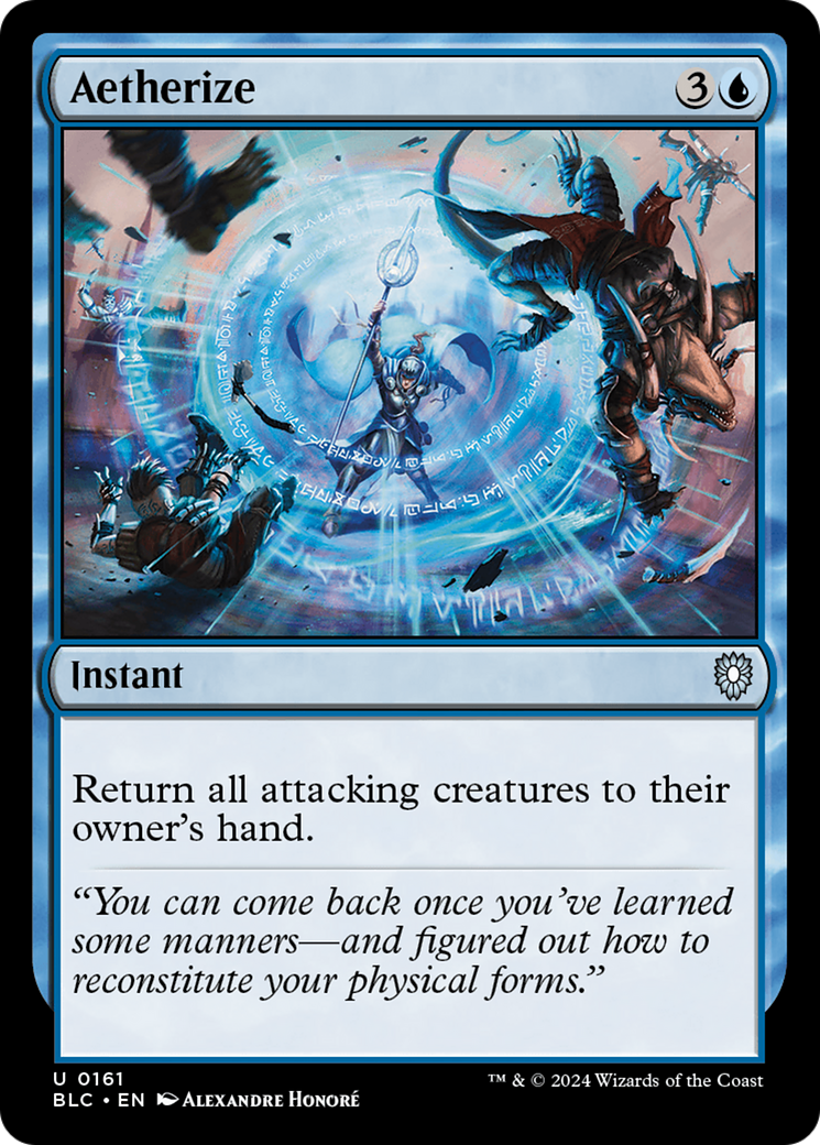 Image of Aetherize (BLC-161) - Bloomburrow Commander