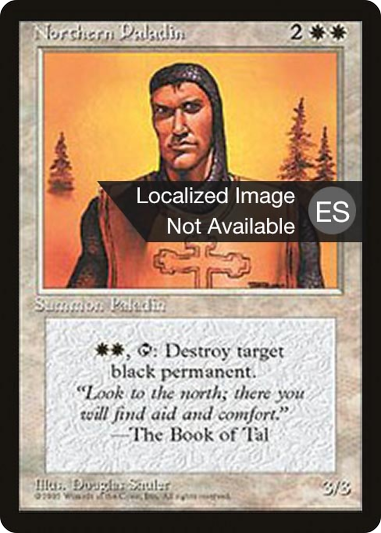 Image of Northern Paladin (4BB-) - Fourth Edition Foreign Black Border
