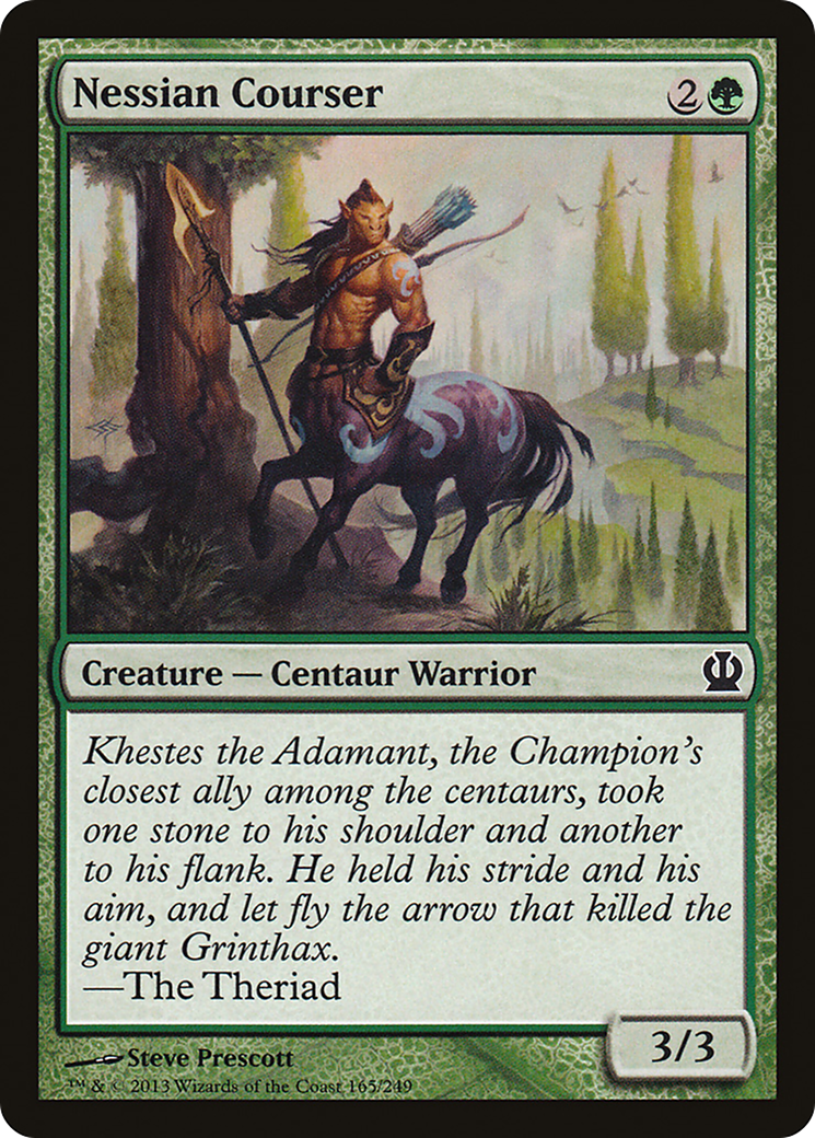 Image of Nessian Courser (THS-165) - Theros Foil