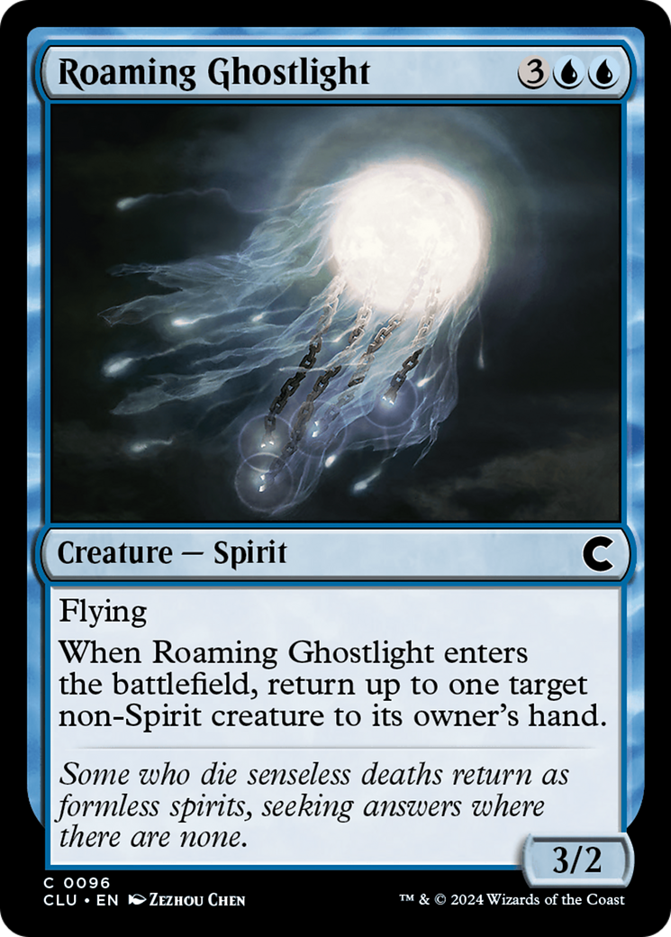 Image of Roaming Ghostlight (CLU-096) - Ravnica: Clue Edition