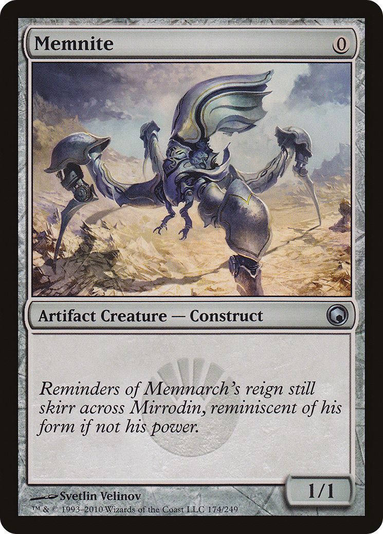 Image of Memnite (SOM-174) - Scars of Mirrodin Foil