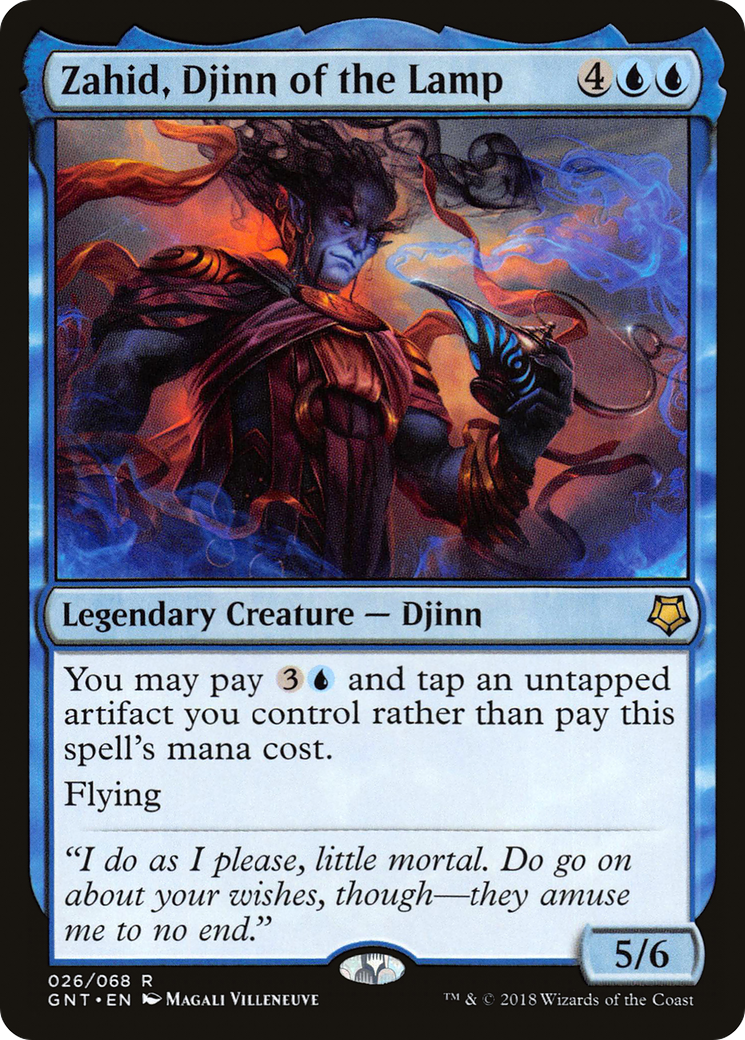 Image of Zahid, Djinn of the Lamp (GNT-026) - Game Night