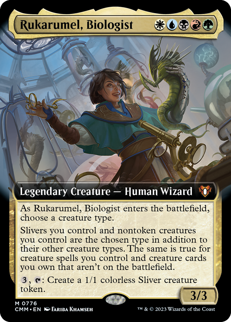 Image of Rukarumel, Biologist (Extended Art) (CMM-776) - Commander Masters: (Extended Art) Foil