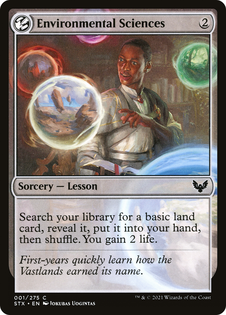 Image of Environmental Sciences (STX-001) - Strixhaven: School of Mages: (lesson)
