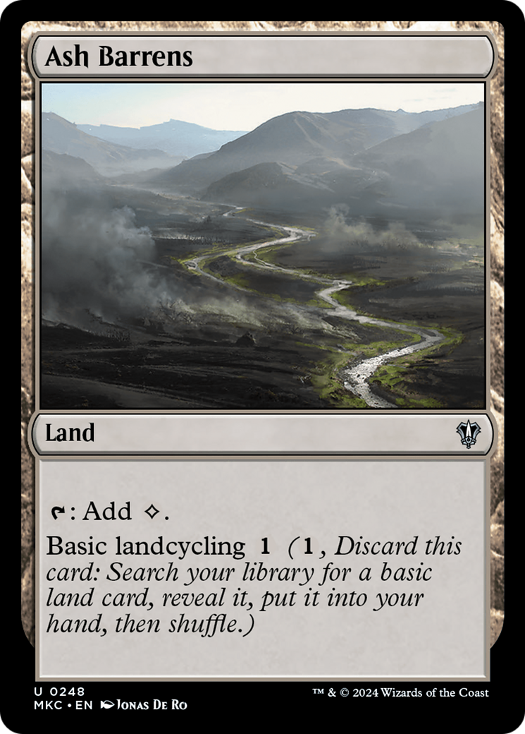 Image of Ash Barrens (MKC-248) - Murders at Karlov Manor Commander