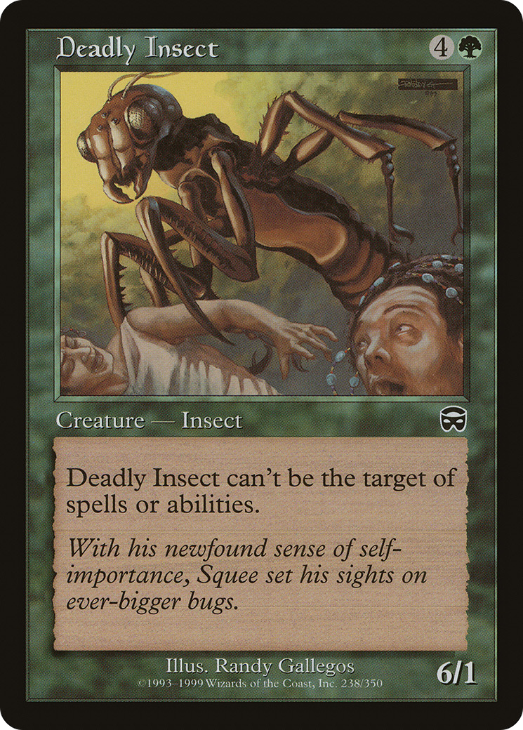 Image of Deadly Insect (MMQ-238) - Mercadian Masques Foil