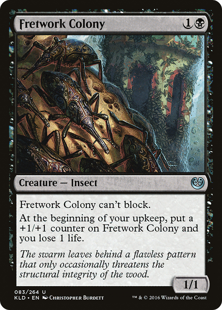Image of Fretwork Colony (KLD-083) - Kaladesh Foil