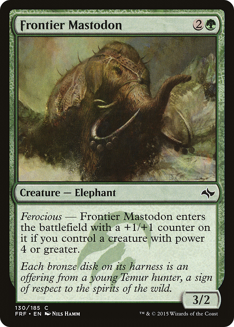 Image of Frontier Mastodon (FRF-130) - Fate Reforged Foil