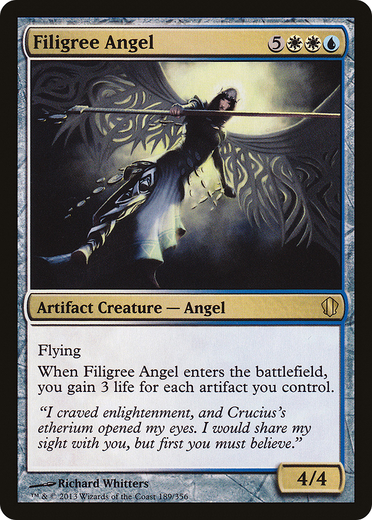 Image of Filigree Angel (C13-189) - Commander 2013