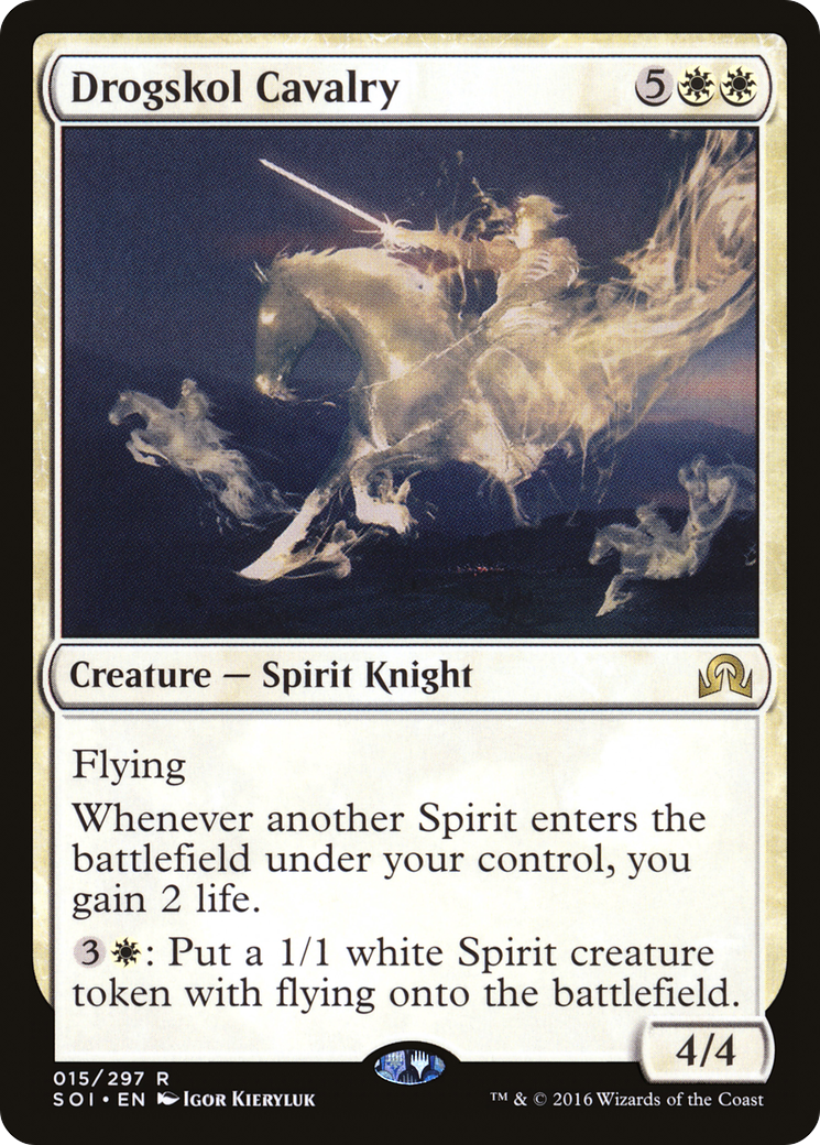 Image of Drogskol Cavalry (SOI-015) - Shadows over Innistrad Foil