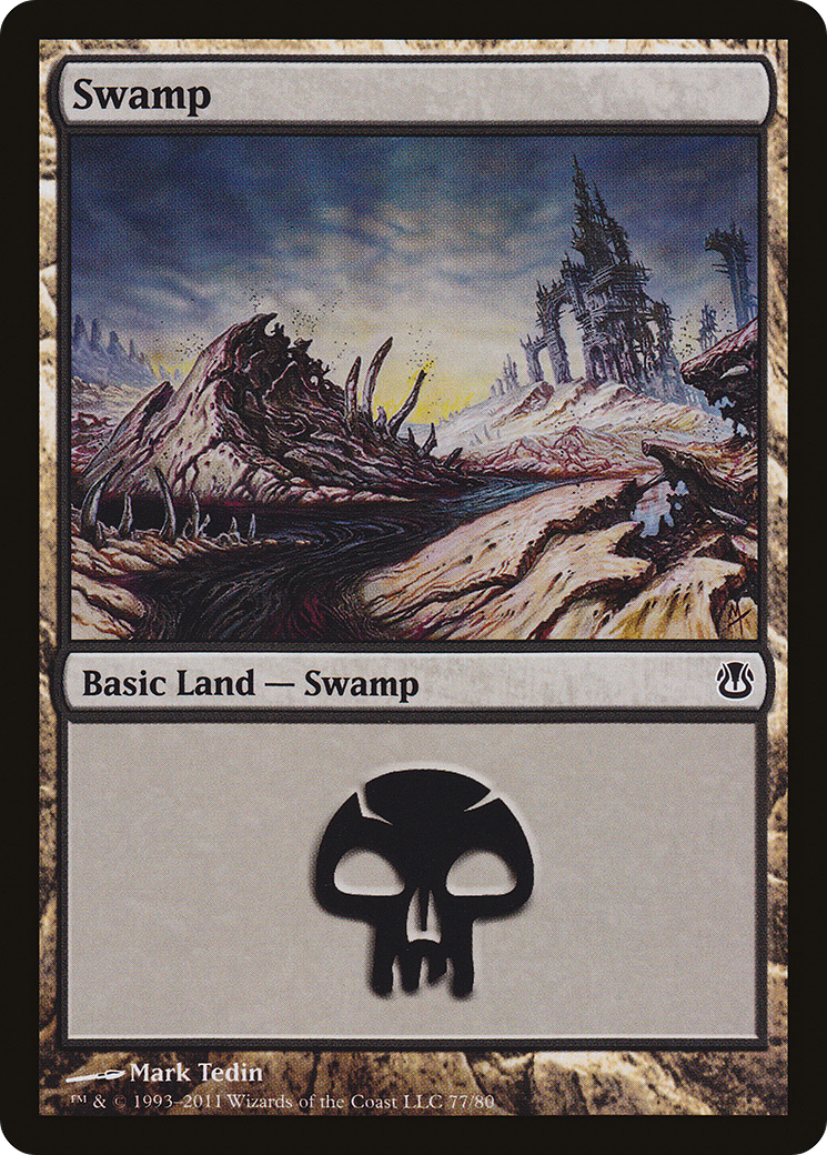 Image of Swamp (77) (DDH-077) - Duel Decks: Ajani vs. Nicol Bolas