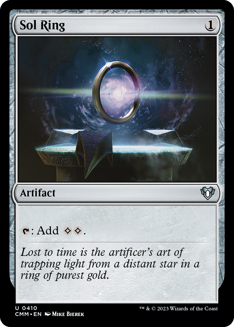 Image of Sol Ring (CMM-410) - Commander Masters Foil