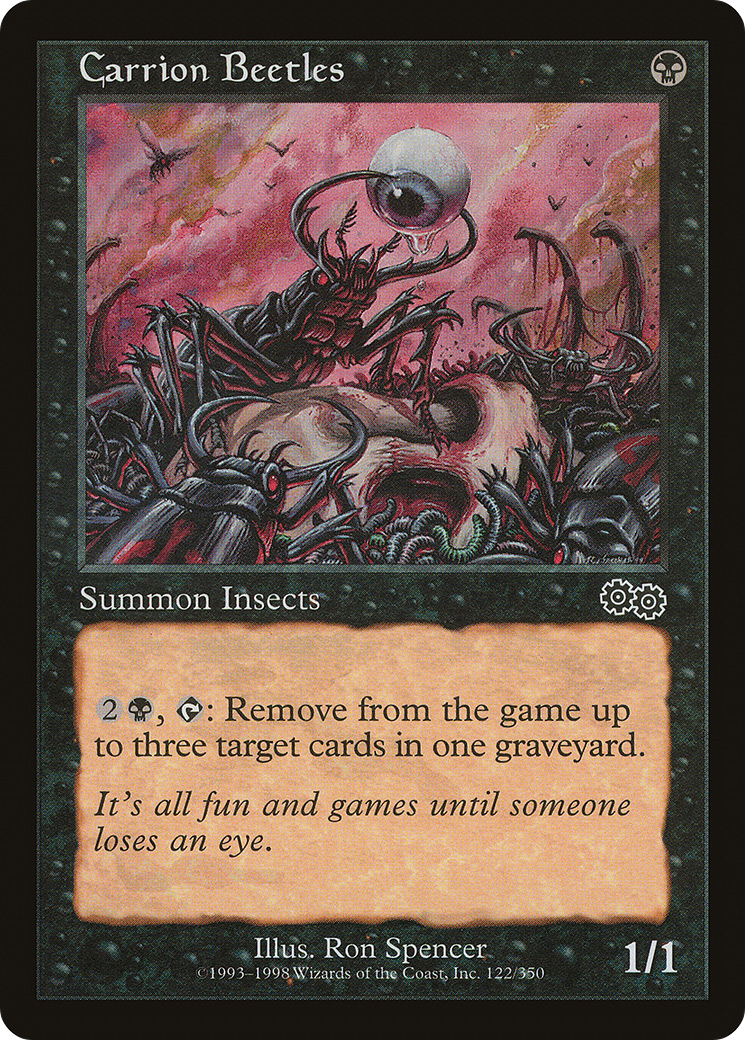 Image of Carrion Beetles (USG-122) - Urza's Saga
