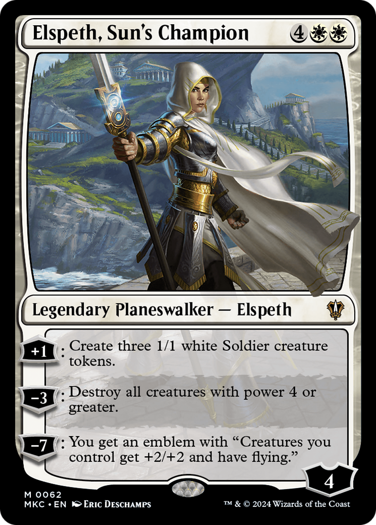 Image of Elspeth, Sun's Champion (MKC-062) - Murders at Karlov Manor Commander