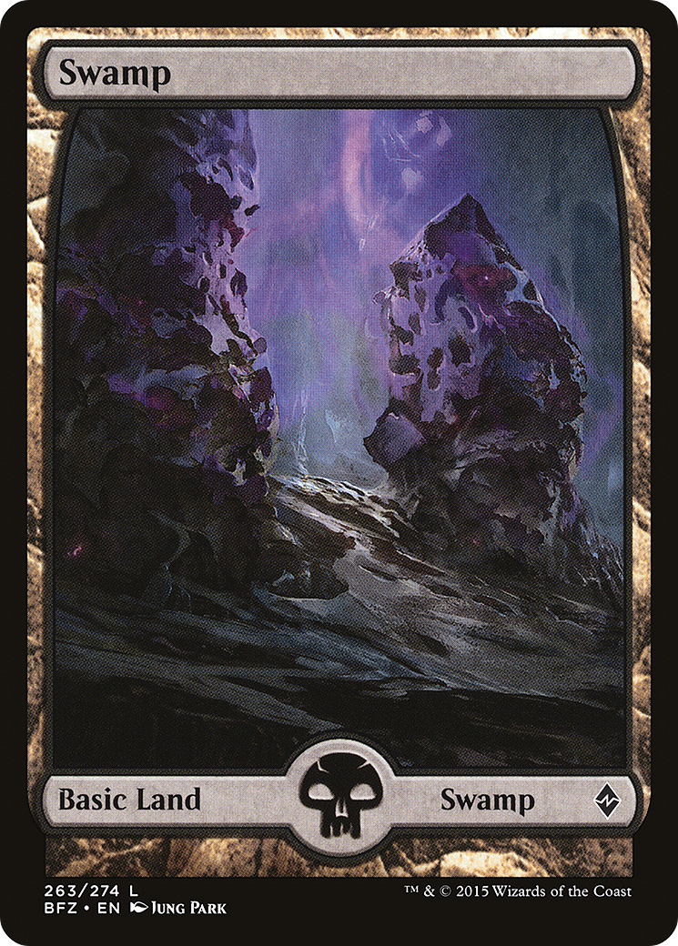 Image of Swamp (263) - Full Art (BFZ-263) - Battle for Zendikar