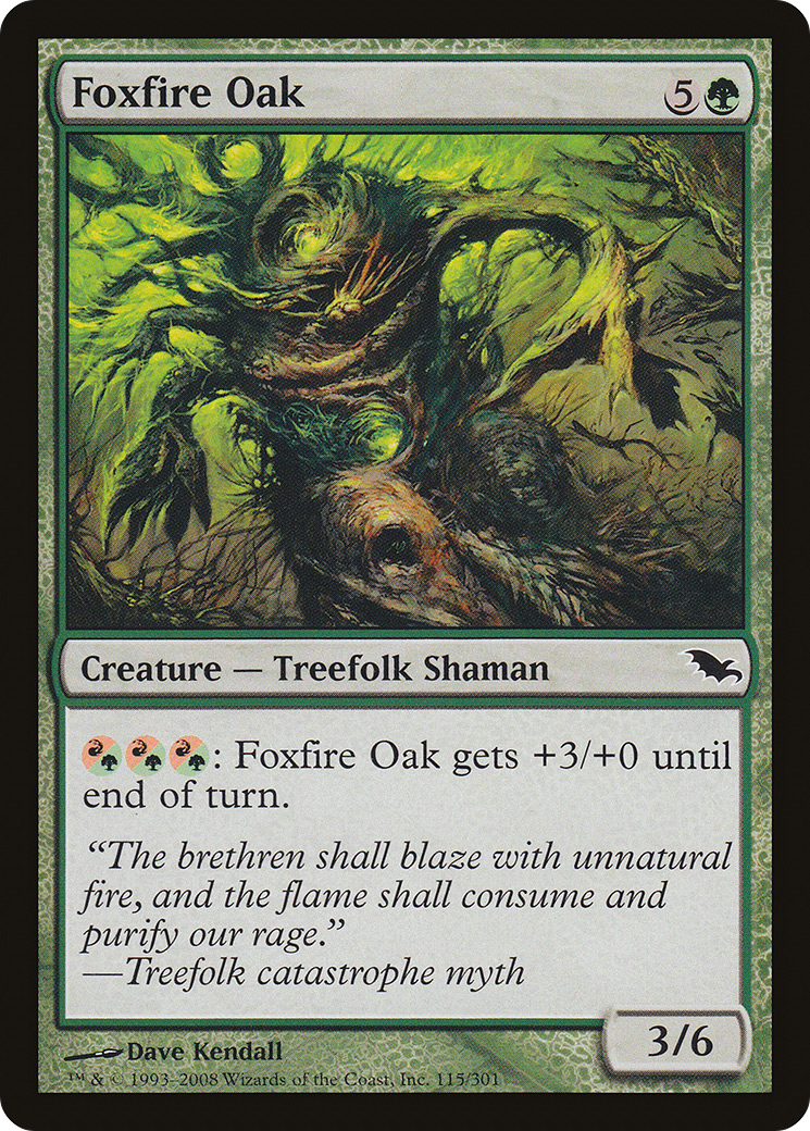 Image of Foxfire Oak (SHM-115) - Shadowmoor