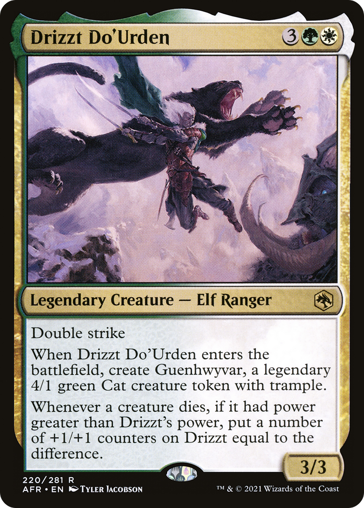 Image of Drizzt Do'Urden (AFR-220) - Adventures in the Forgotten Realms Foil