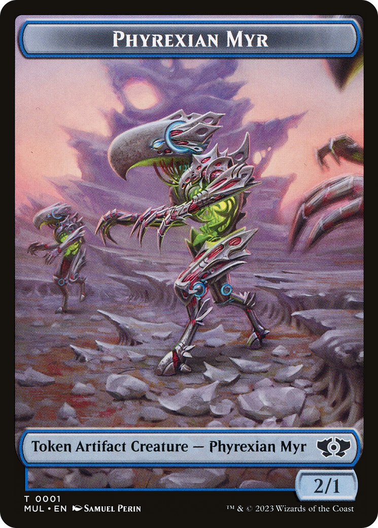 Image of Phyrexian Myr (TMUL-001) - Multiverse Legends Tokens Foil