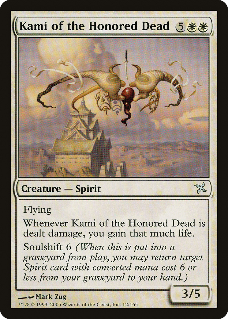 Image of Kami of the Honored Dead (BOK-012) - Betrayers of Kamigawa Foil