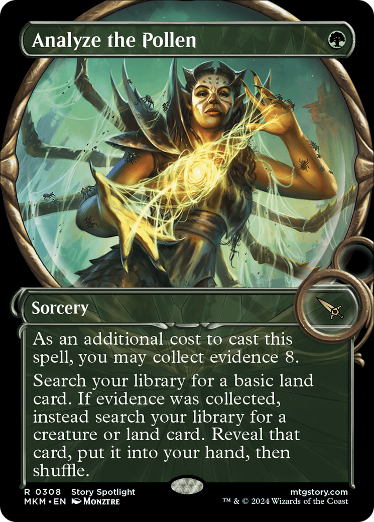 Image of Analyze the Pollen (Showcase) (MKM-308) - Murders at Karlov Manor: (Showcase) Foil