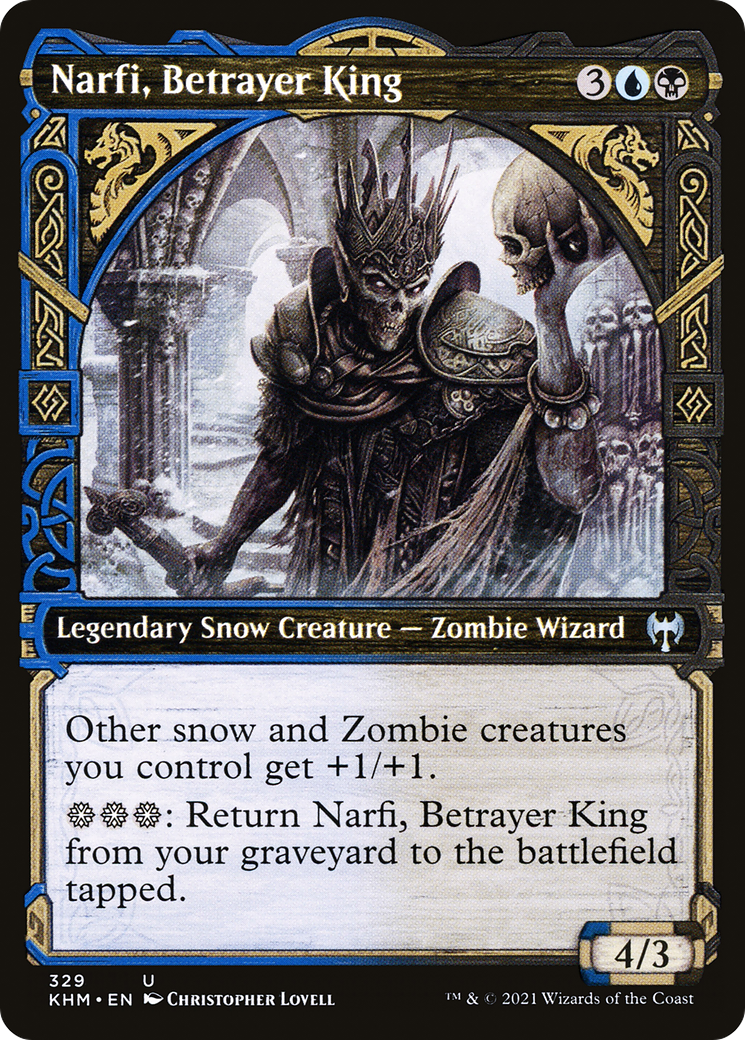 Image of Narfi, Betrayer King (Showcase) (KHM-329) - Kaldheim: (Showcase) Foil