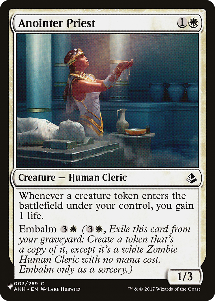Image of Anointer Priest (LIST-003/269) - The List