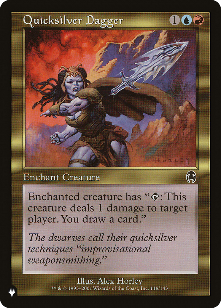 Image of Quicksilver Dagger (LIST-APC-118) - The List