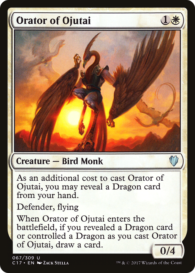 Image of Orator of Ojutai (C17-067) - Commander 2017