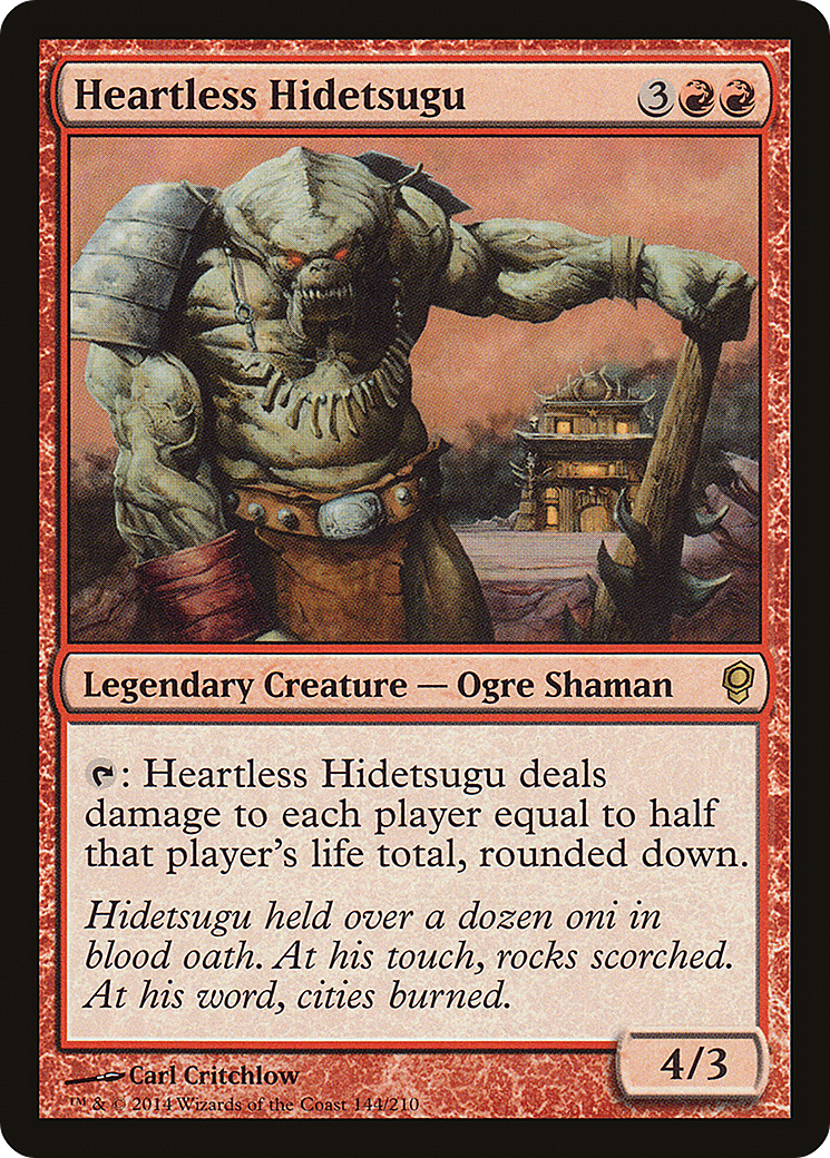 Image of Heartless Hidetsugu (CNS-144) - Conspiracy Foil