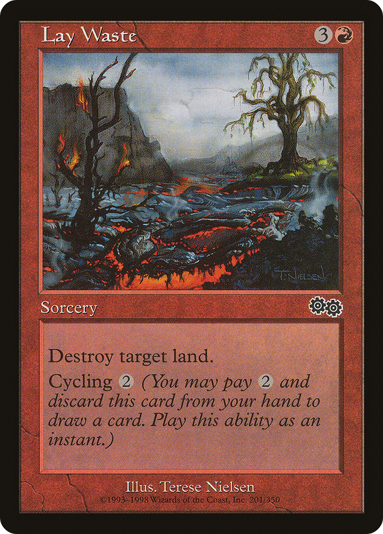Image of Lay Waste (USG-201) - Urza's Saga