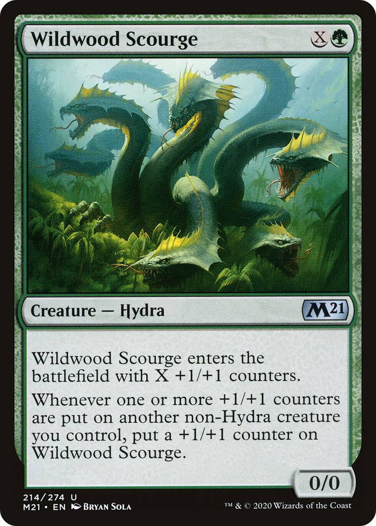 Image of Wildwood Scourge (M21-214) - Core Set 2021 Foil