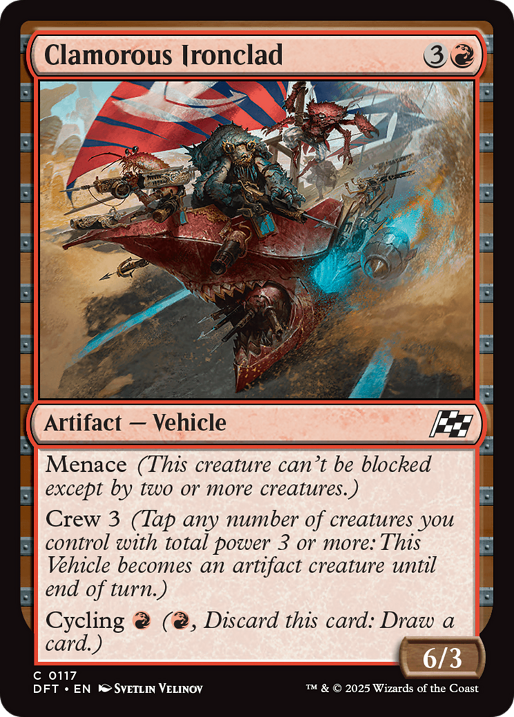 Image of Clamorous Ironclad (DFT-117) - Aetherdrift Foil