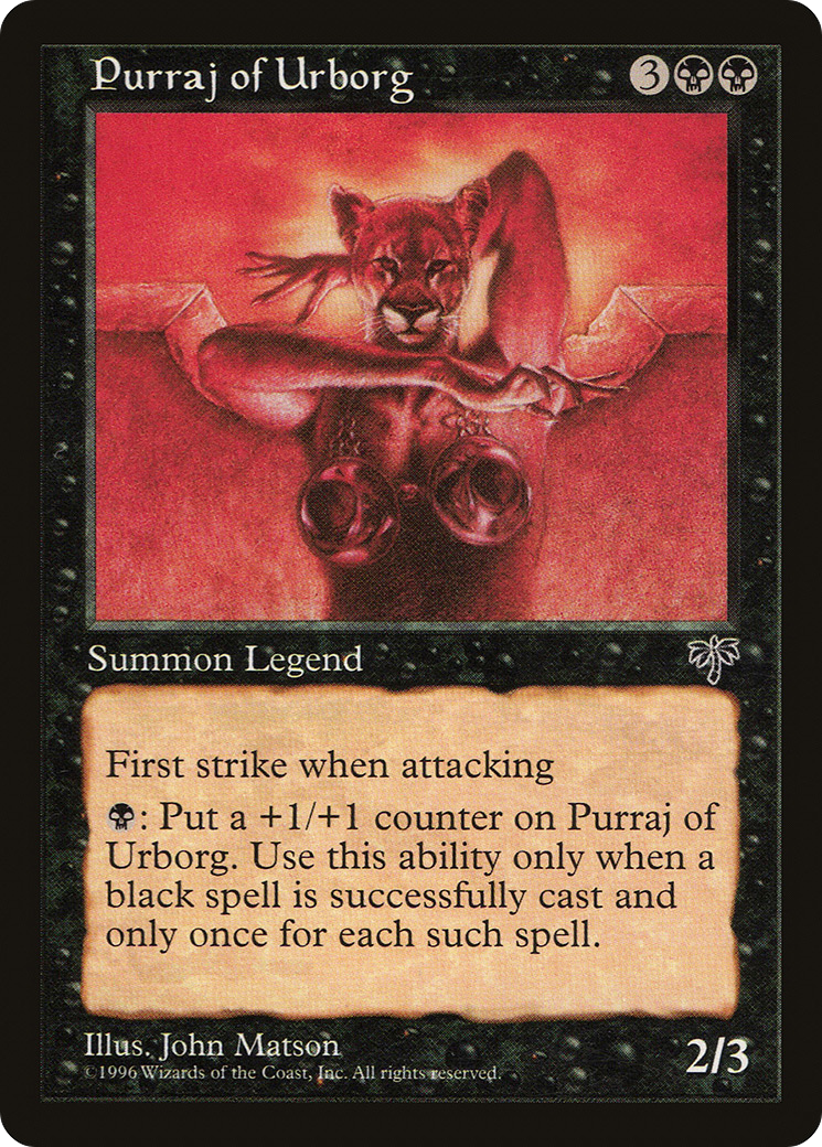Image of Purraj of Urborg (MIR-) - Mirage