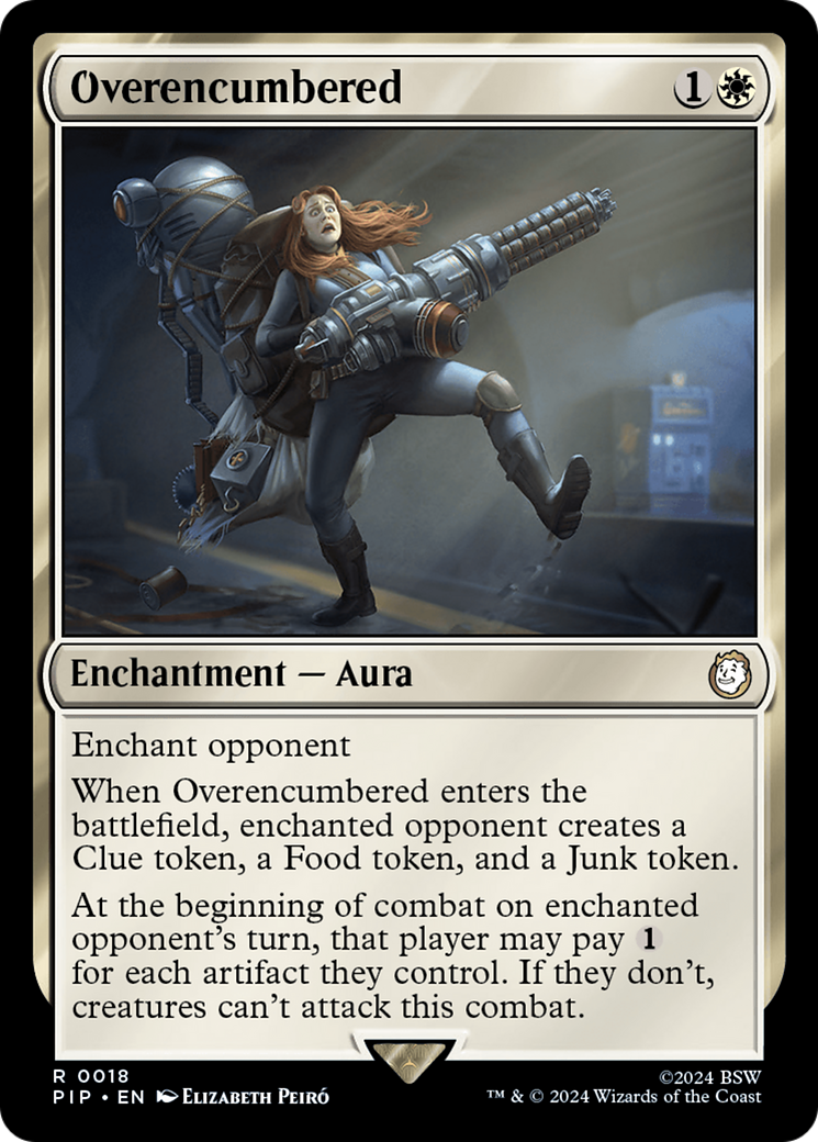 Image of Overencumbered (PIP-018) - Fallout Foil