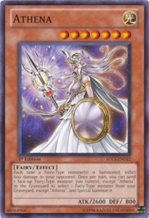 Image of Athena (SDLS-EN012) - Structure Deck: Lost Sanctuary 1st Edition