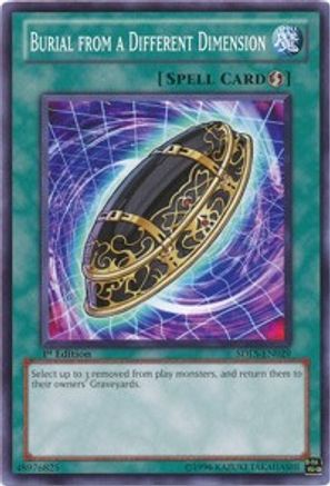 Image of Burial from a Different Dimension (SDLS-EN029) - Structure Deck: Lost Sanctuary 1st Edition