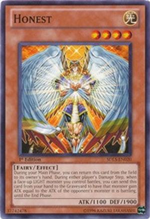 Image of Honest (SDLS-EN020) - Structure Deck: Lost Sanctuary 1st Edition