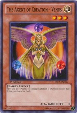 Image of The Agent of Creation - Venus (SDLS-EN006) - Structure Deck: Lost Sanctuary 1st Edition